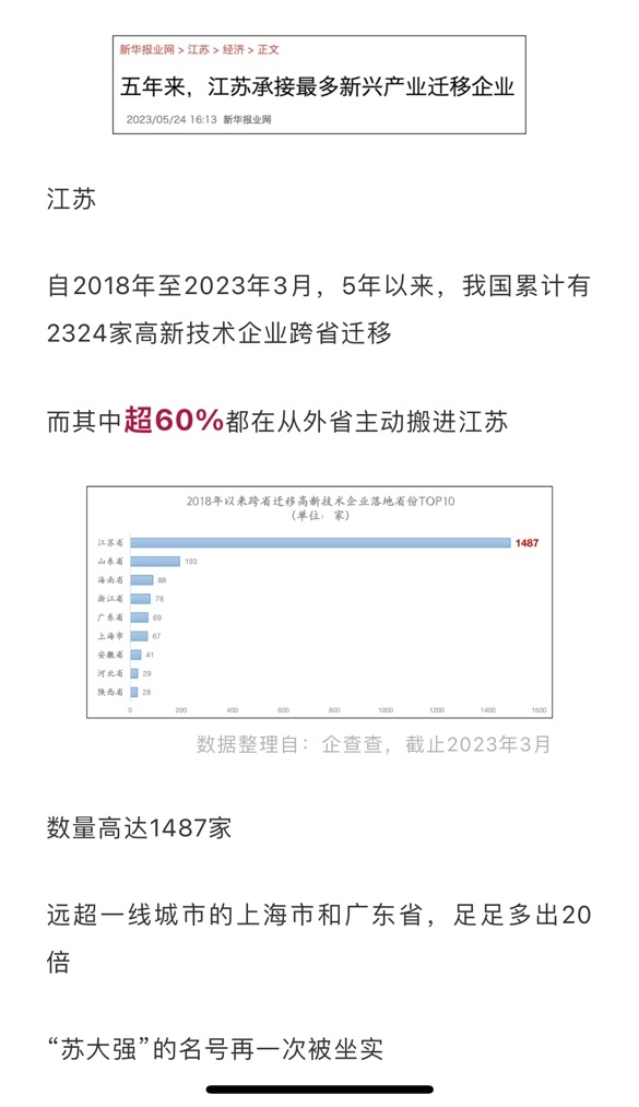 科技公司是否搬迁至江苏？探究其背后的原因与影响